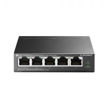Przełącznik sieciowy TP-Link TL-SG1005LP Niezarządzalny Gigabit Ethernet (10/100/1000) Power over Ethernet (PoE) Czarny
