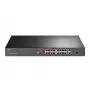 Przełącznik TP-Link 16-portowy 10/100 Mbps + 2-portowy Gigabit Rackmount PoE z 16 portami PoE+