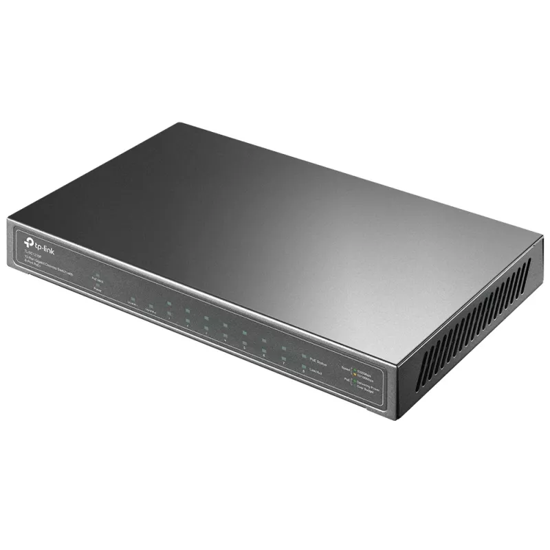 Przełącznik sieciowy TP-Link TL-SG1210P Niezarządzalny Gigabit Ethernet (10/100/1000) Power over Ethernet (PoE) Szary