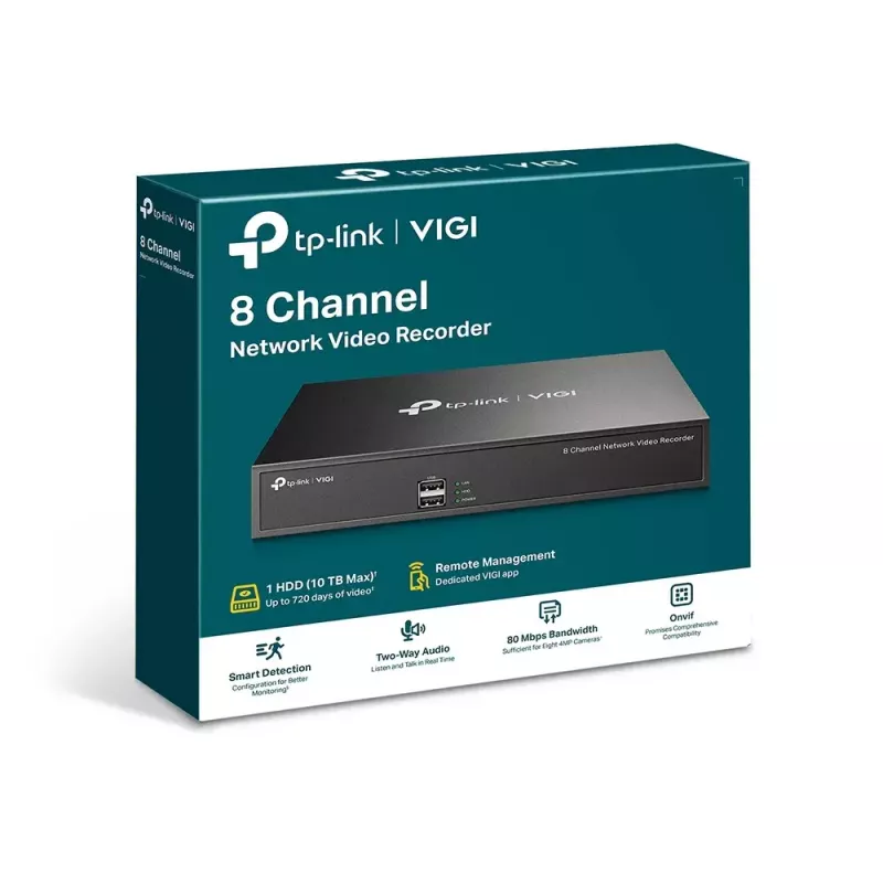 TP-LINK VIGI 8-kanałowy rejestrator sieciowy