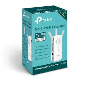 TP-Link RE550 wzmacniacz sieciowy Nadajnik i odbiornik sieciowy Biały 10, 100, 1000 Mbit/s
