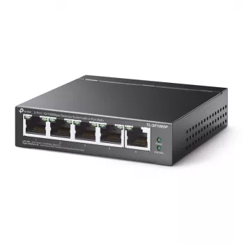 Przełącznik TP-Link 5-portowy 10/100Mbps PoE Desktop z 4 portami, niezarządzalny, Fast Ethernet (10/100), Full duplex, Power over Ethernet (PoE)