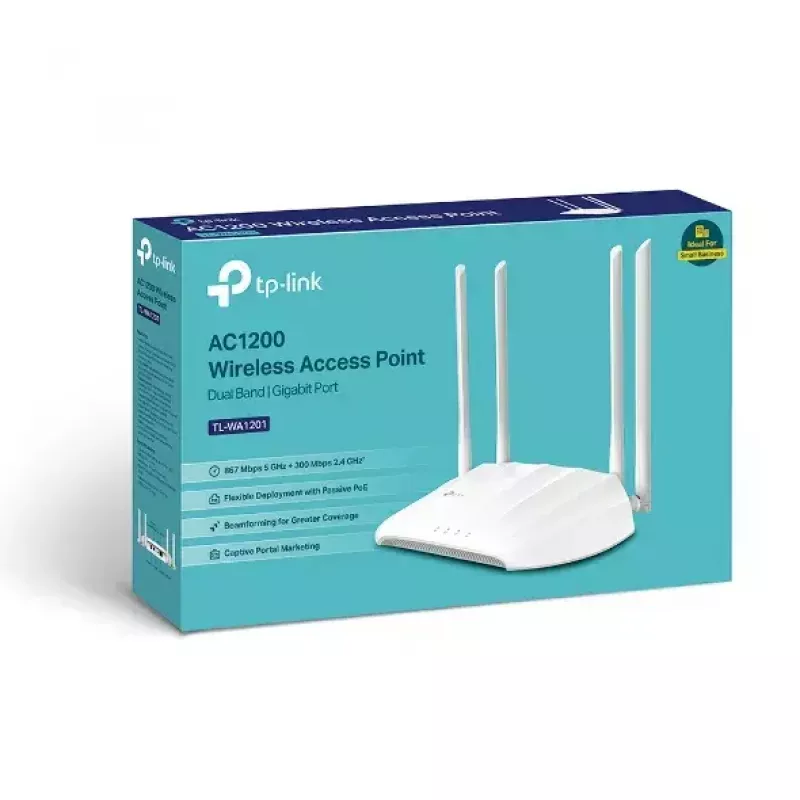 Punkt dostępowy TP-Link TL-WA1201 867 Mbit/s Biały Power over Ethernet (PoE)