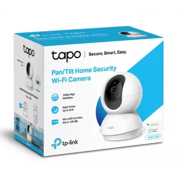 Kamera bezpieczeństwa WiFi TP-Link Tapo Pan/Tilt, IP, wewnętrzna, bezprzewodowa, 2400 MHz, FCC, IC, CE, NCC, sufit