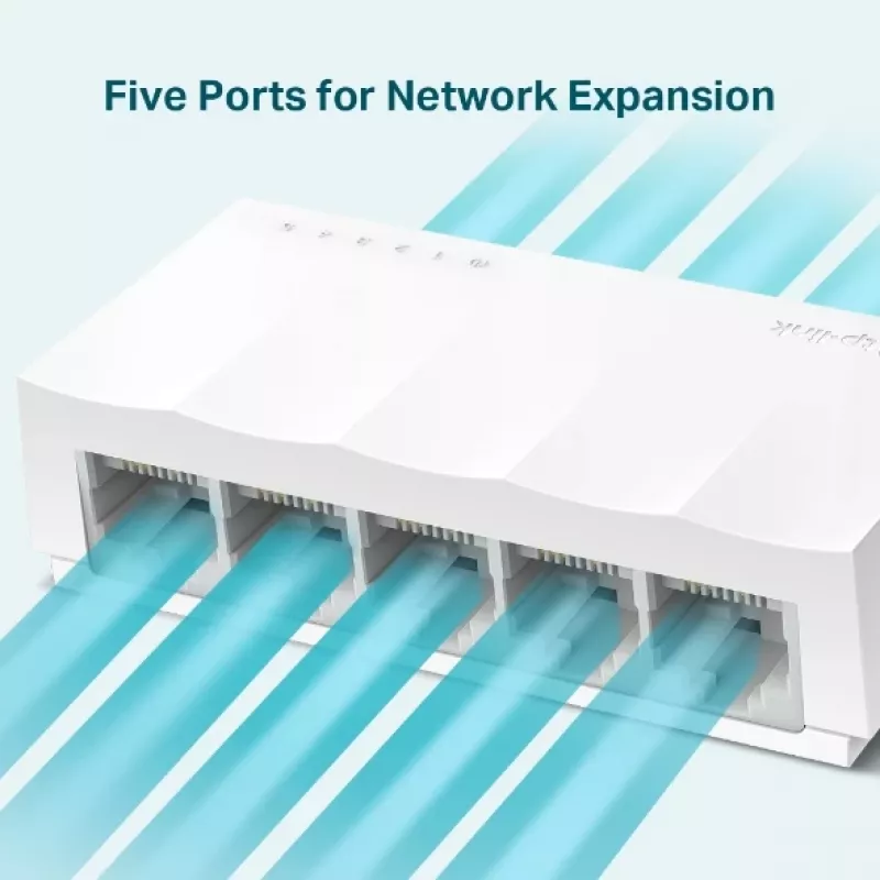 Przełącznik sieciowy TP-Link LS1005 niezarządzalny Fast Ethernet biały