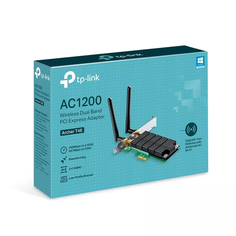 TP-Link AC1200 bezprzewodowa dwuzakresowa karta WiFi PCI Express