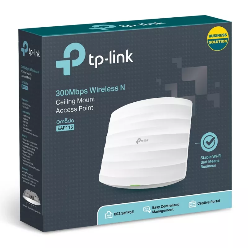 TP-Link Omada 300Mbps Wireless N punkt dostępowy do montażu sufitowego