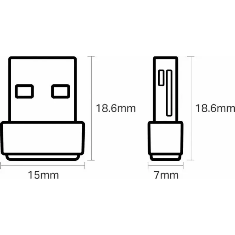 Adapter WiFi USB TP-Link Nano AC600 (Archer T2U Nano) – dwuzakresowy transceiver sieci bezprzewodowej 2,4G/5G