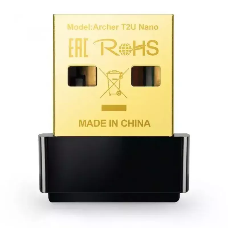 Adapter WiFi USB TP-Link Nano AC600 (Archer T2U Nano) – dwuzakresowy transceiver sieci bezprzewodowej 2,4G/5G