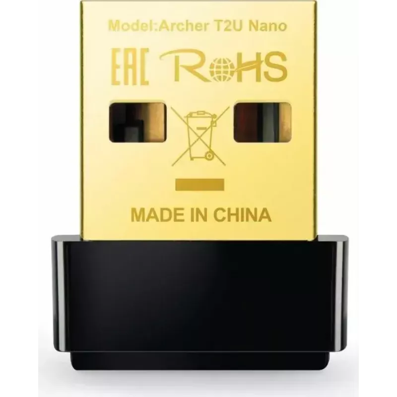 Adapter WiFi USB TP-Link Nano AC600 (Archer T2U Nano) – dwuzakresowy transceiver sieci bezprzewodowej 2,4G/5G
