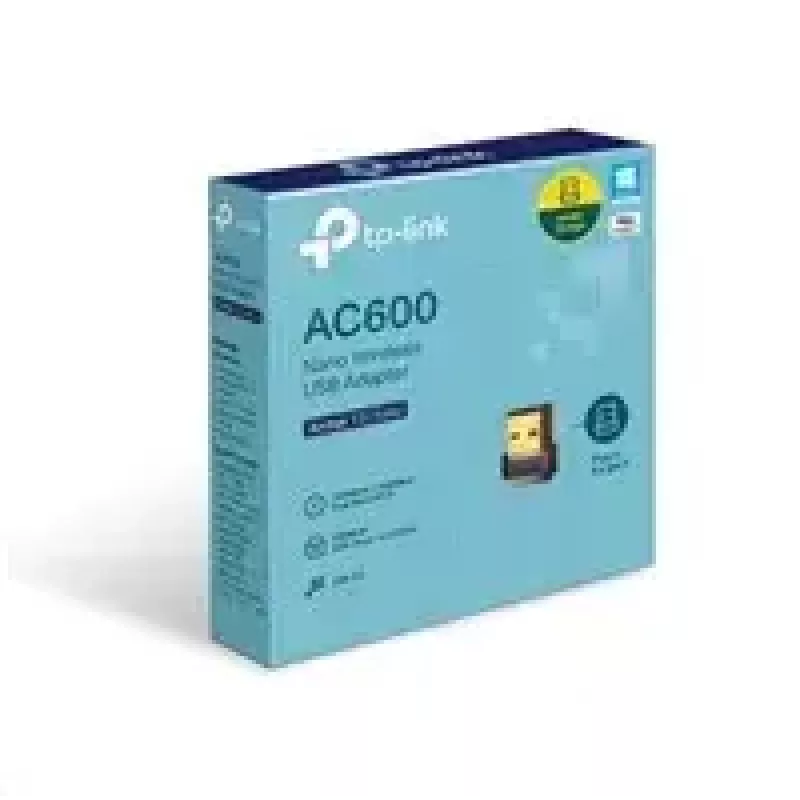 Adapter WiFi USB TP-Link Nano AC600 (Archer T2U Nano) – dwuzakresowy transceiver sieci bezprzewodowej 2,4G/5G