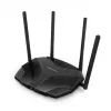 Router biurkowy MERCUSYS MR80X — Dwuzakresowe Wi‑Fi 6 (802.11ax), 3000 Mb/s, 4 anteny zewnętrzne, 3 porty Gigabit LAN