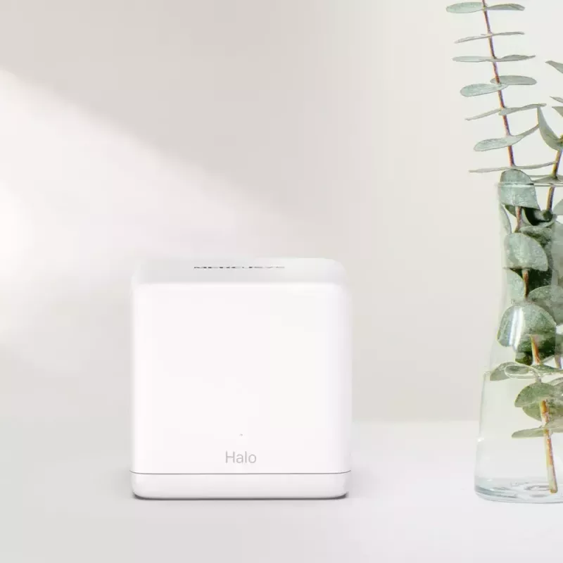 System Mesh MERCUSYS Halo H60X (3 szt.) — Dwuzakresowe Wi‑Fi 6, do 1500 Mb/s, zasięg 550 m², 2× porty LAN