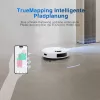 Robot vacuum cleaner Ecovacs DEEBOT N20 — LDS navigation, 8000 Pa, 5200 mAh, 300 min runtime, OZMO mopping, 0.4 L dustbin, biały