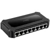 Przełącznik sieciowy Cudy GS108D 8-portowy Gigabit Ethernet (10/100/1000), przełączanie 16 Gbit/s, DC 5V, desktop, czarny