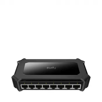 Przełącznik sieciowy Cudy GS108D 8-portowy Gigabit Ethernet (10/100/1000), przełączanie 16 Gbit/s, DC 5V, desktop, czarny