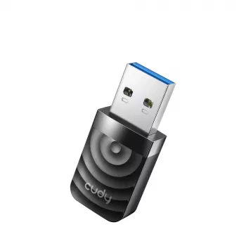 Bezprzewodowa karta sieciowa USB Cudy WU1300S, Dual-band 2.4/5 GHz, Wi‑Fi 5 (802.11ac), 867 Mb/s, RTL8812BU