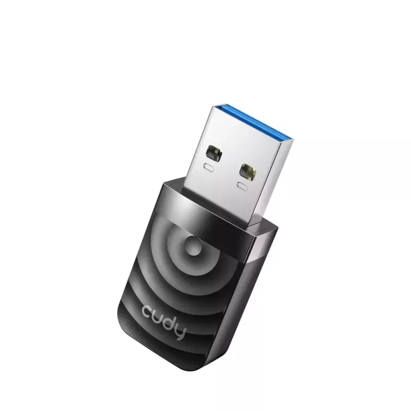 Bezprzewodowa karta sieciowa USB Cudy WU1300S, Dual-band 2.4/5 GHz, Wi‑Fi 5 (802.11ac), 867 Mb/s, RTL8812BU