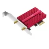 Wewnętrzna karta sieciowa WLAN/Bluetooth Cudy WE4000 — PCIe, Intel AX200, Wi‑Fi 6 tri‑band (2.4/5/6 GHz), 2400 Mbit/s, Bluetooth 5.0