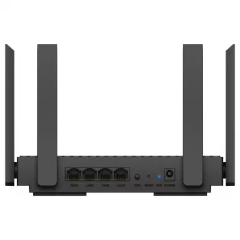 Router stołowy Cudy WR1500 — dwuzakresowy (2,4/5 GHz), Wi‑Fi 6/4, 4x Gigabit LAN, MU‑MIMO, anteny zewnętrzne