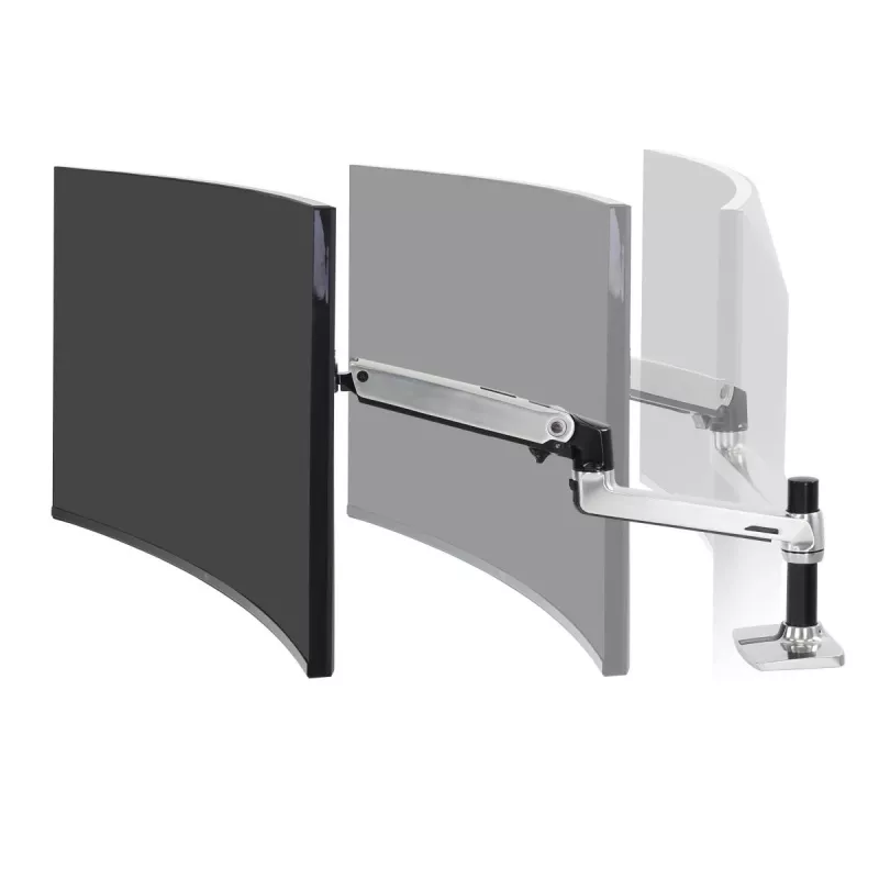 Ergotron LX uchwyt biurkowy do monitora LCD, polerowane aluminium