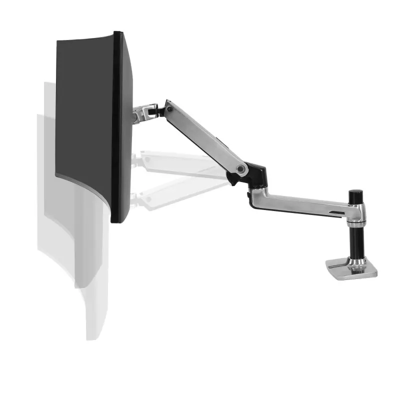 Ergotron LX uchwyt biurkowy do monitora LCD, polerowane aluminium