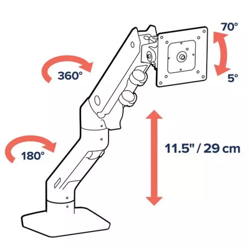 Uchwyt do monitora Ergotron HX Series 45-475-216