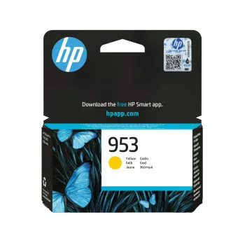 HP 953 żółty Oryginalny wkład atramentowy, żółty, 1 szt., 630 stron