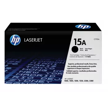 HP 15A Czarny Oryginalny LaserJet Toner, 2500 stron, Czarny, 1 szt.
