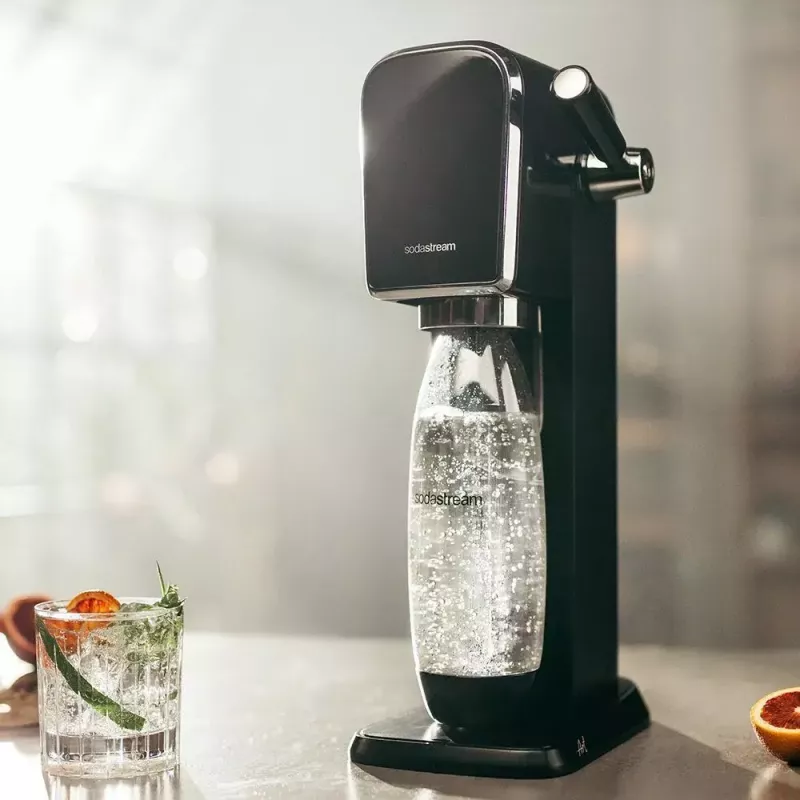 Soda Maker SodaStream ART Czarny Steel 1L Carbonator 60L