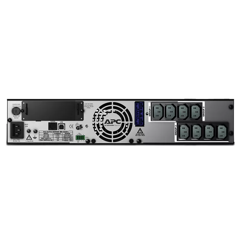 APC Smart-UPS X SMX1500RMI2U - 1500VA, 8x C13 wyjścia, USB, rozszerzalny czas pracy