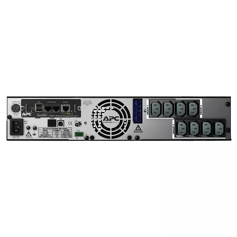 APC Smart-UPS X SMX1500RMI2UNC - 1500VA, 8x C13 wyjście, USB, rozszerzalny czas podtrzymania, NMC