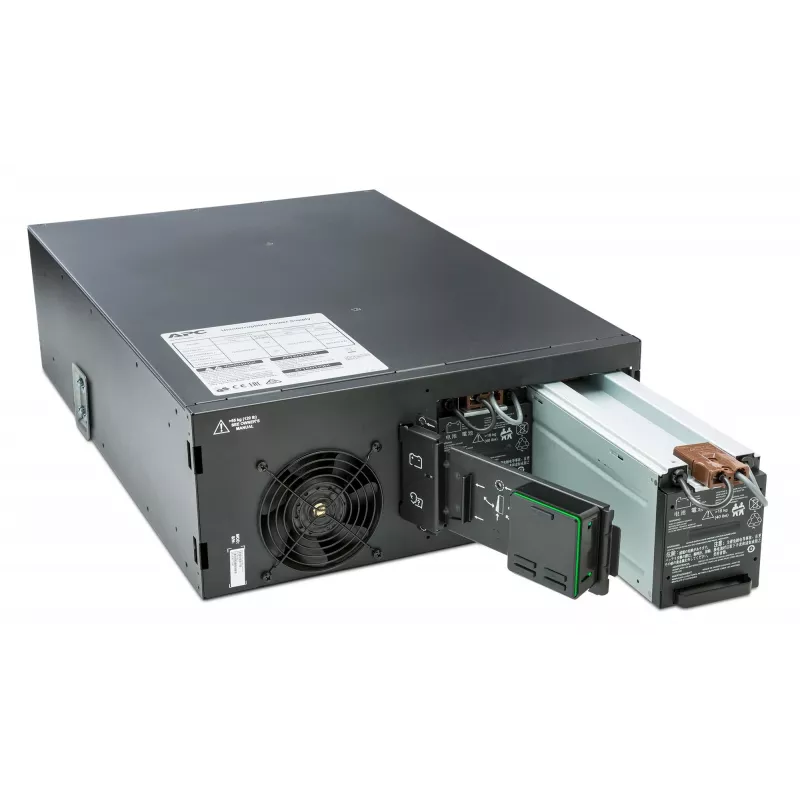 APC Smart-UPS On-Line SRT6KRMXLI - 6kW/VA, 6x C13 + 4x C19 + hardwire 1 faza wyjście, montaż w szafie, wbudowana karta NMC