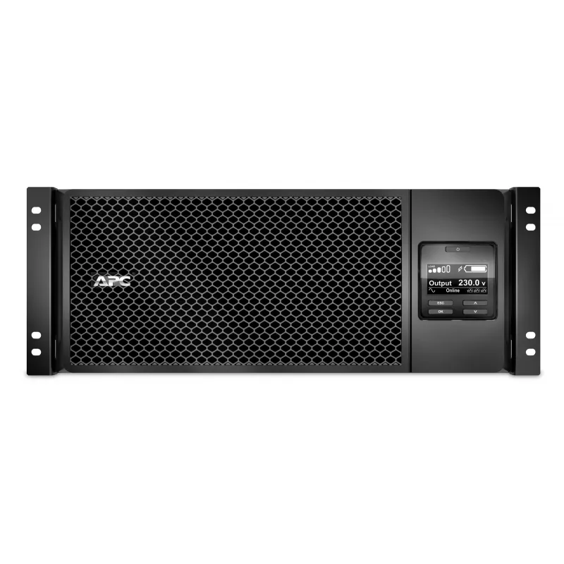 APC Smart-UPS On-Line SRT6KRMXLI - 6kW/VA, 6x C13 + 4x C19 + hardwire 1 faza wyjście, montaż w szafie, wbudowana karta NMC