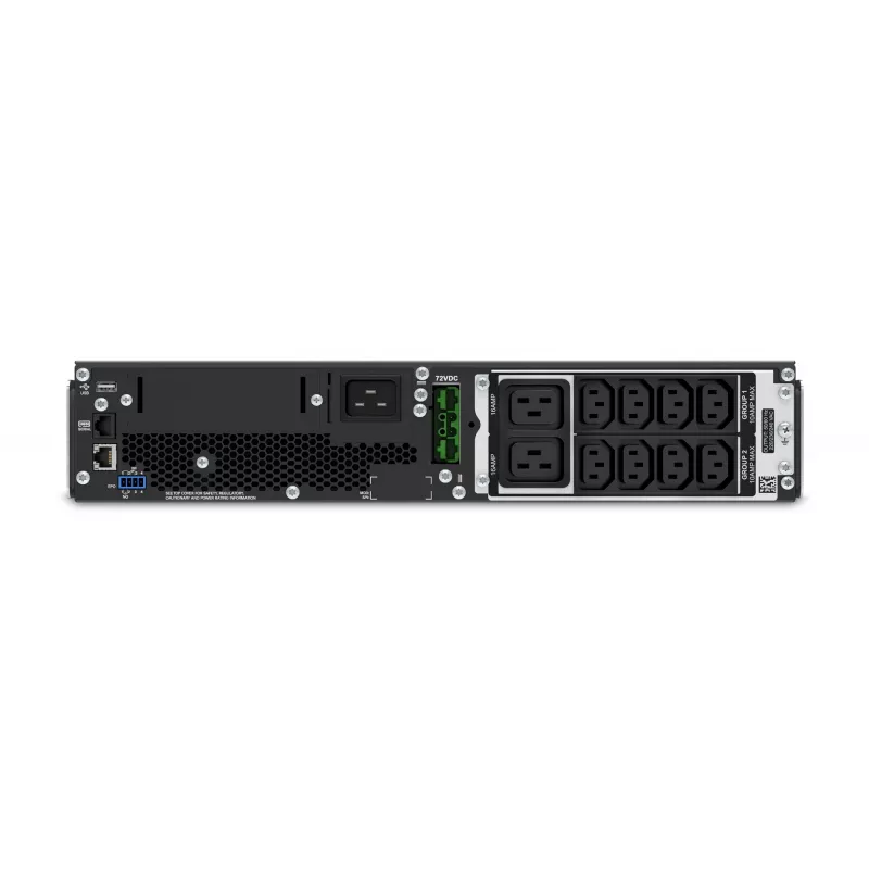 APC Smart-UPS On-Line SRT2200RMXLI - 2200VA, 8x C13 i 2x C19, montaż w szafie