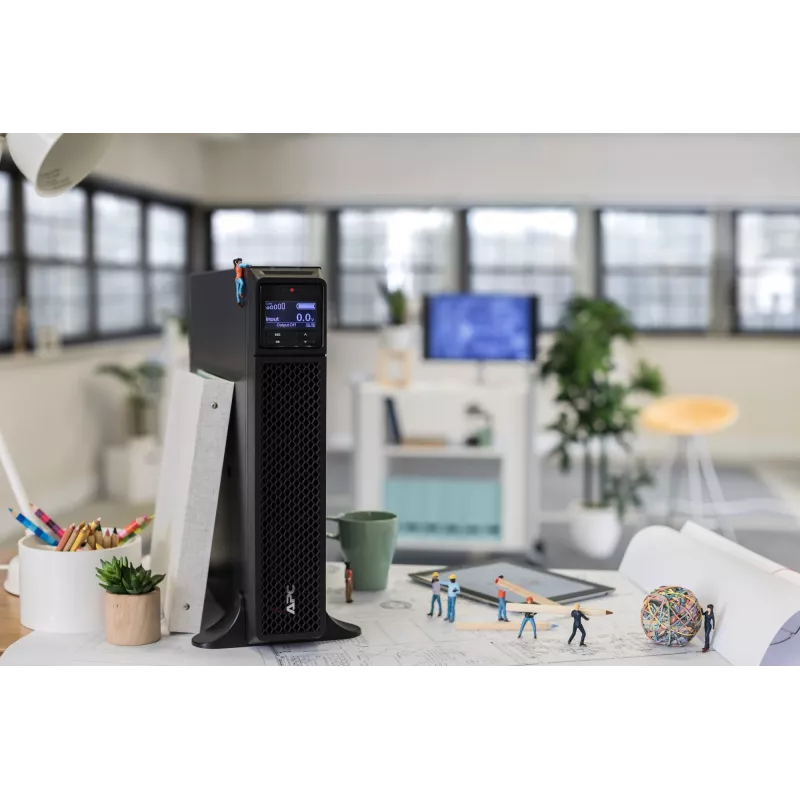 APC Smart-UPS On-Line, 2200VA, Tower, 230V, 8x C13+2x C19 IEC outlets, SmartSlot, Extended runtime, W/O rail kit