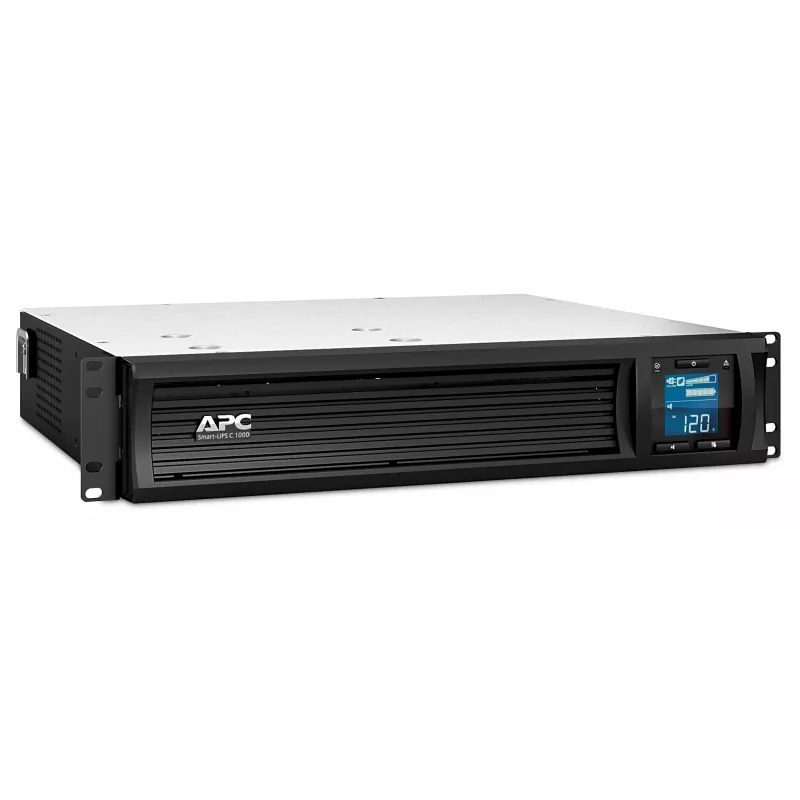 APC Smart-UPS C, Line Interactive, 1000VA, Rackmount 2U, 230V, 4x IEC C13, SmartConnect, USB i RS232, AVR, LCD graficzny