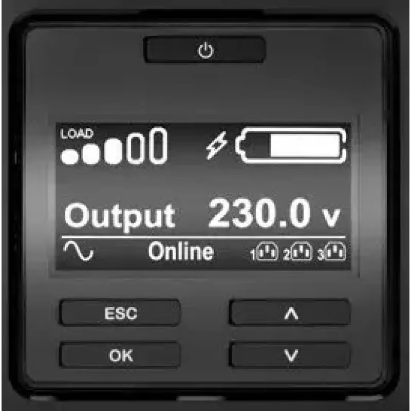 APC Smart-UPS On-Line, 1500VA/1500W, Tower, 230V, 6x C13 IEC, SmartSlot, wydłużony czas pracy, bez zestawu szyn