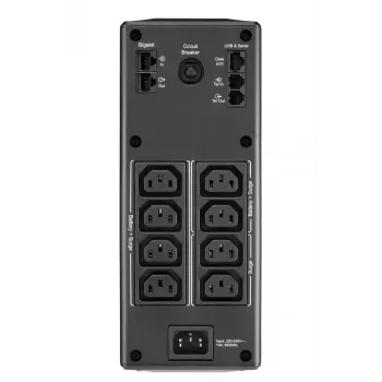 APC Back-UPS Pro, 1600VA/960W, Tower, 230V, 8x gniazda IEC C13, AVR, LCD, wymienna bateria