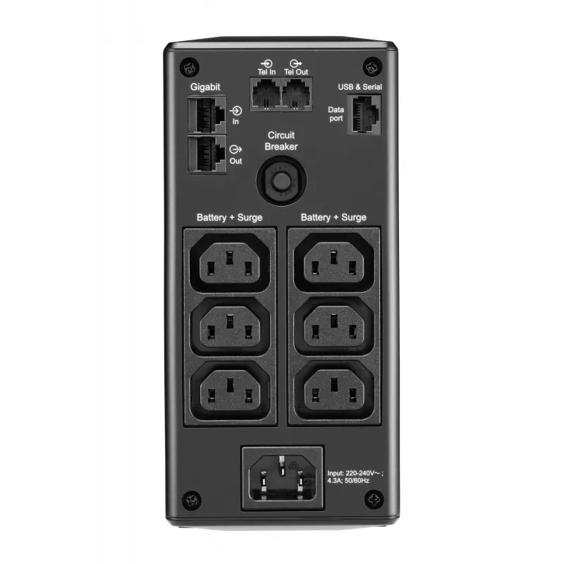 APC BR650MI zasilacz awaryjny (UPS) Line-Interactive 0.65 kVA 390 W 6 gniazd AC