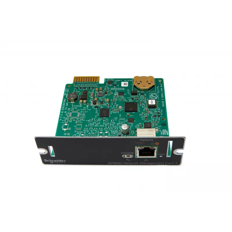 APC AP9640 Karta zarządzania siecią Smart-UPS (gen3), Karta zarządzania siecią, SmartSlot, 12,1 mm, 11,4 mm, 38 mm, 80 g