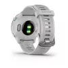 Smartwatch GARMIN Forerunner 55 — 42 mm okrągły zegarek sportowy, GPS/GLONASS/Galileo, bateria 14 dni, 5 ATM, biały silikonowy pasek