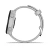 Smartwatch GARMIN Forerunner 55 — 42 mm okrągły zegarek sportowy, GPS/GLONASS/Galileo, bateria 14 dni, 5 ATM, biały silikonowy pasek