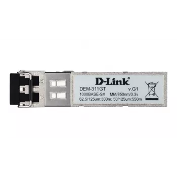 D-Link 1-port Mini-GBIC SFP do 1000BaseSX, 550m dla wszystkich
