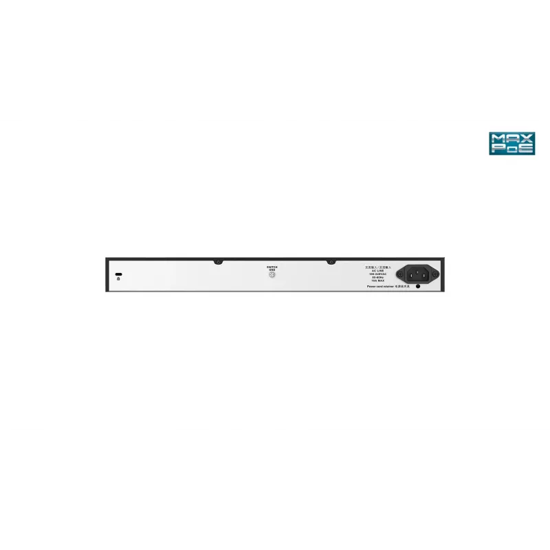 Przełącznik D-Link 24-portowy Gigabit Desktop Niezarządzany PoE z 2 portami combo 100/1000Mbps