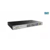 Przełącznik D-Link 24-portowy Gigabit Desktop Niezarządzany PoE z 2 portami combo 100/1000Mbps