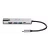 D-Link 5-w-1 Hub USB-C z HDMI/Ethernet i Power Delivery