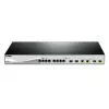 Przełącznik sieciowy D-Link DXS-1210-12TC/E Managed L2 10G Ethernet (100/1000/10000) 1U Czarny, Srebrny