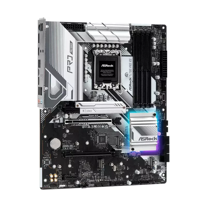 Płyta główna ASRock Z790 Pro RS — Intel Z790, LGA 1700, ATX, DDR5, 4 DIMM, 128GB, 2.5Gb LAN