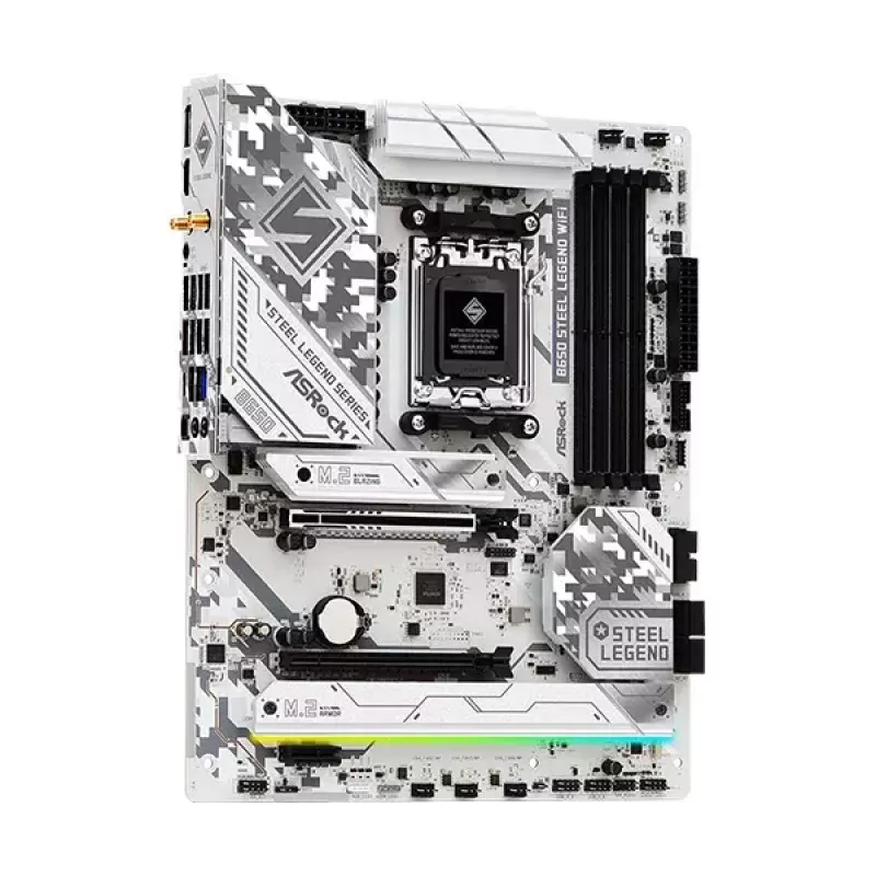 Płyta główna ASRock B650 Steel Legend WiFi — AMD B650, Socket AM5, ATX, DDR5, 4x DIMM, 192GB, Wi‑Fi 6E, 2.5Gb LAN
